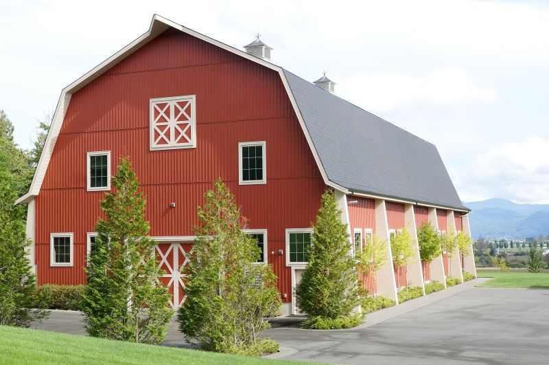 Finished Barn Roof in Field